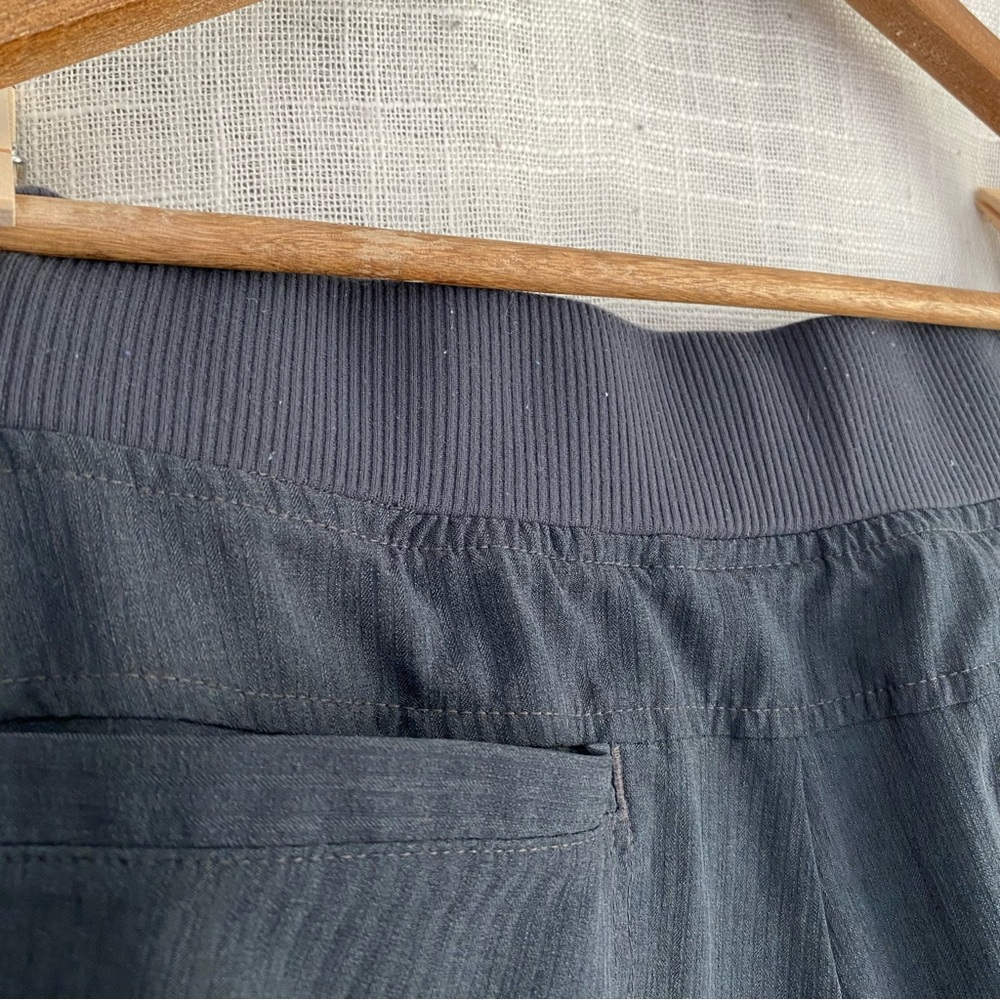 Athleta Gray Ribbed Drawstring Joggers Track Hiki… - image 8